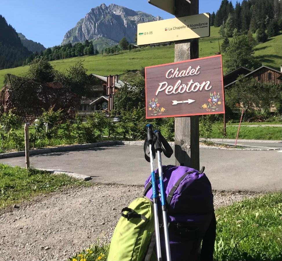 Chalet Peloton La Chapelle-d'Abondance Bagian luar foto